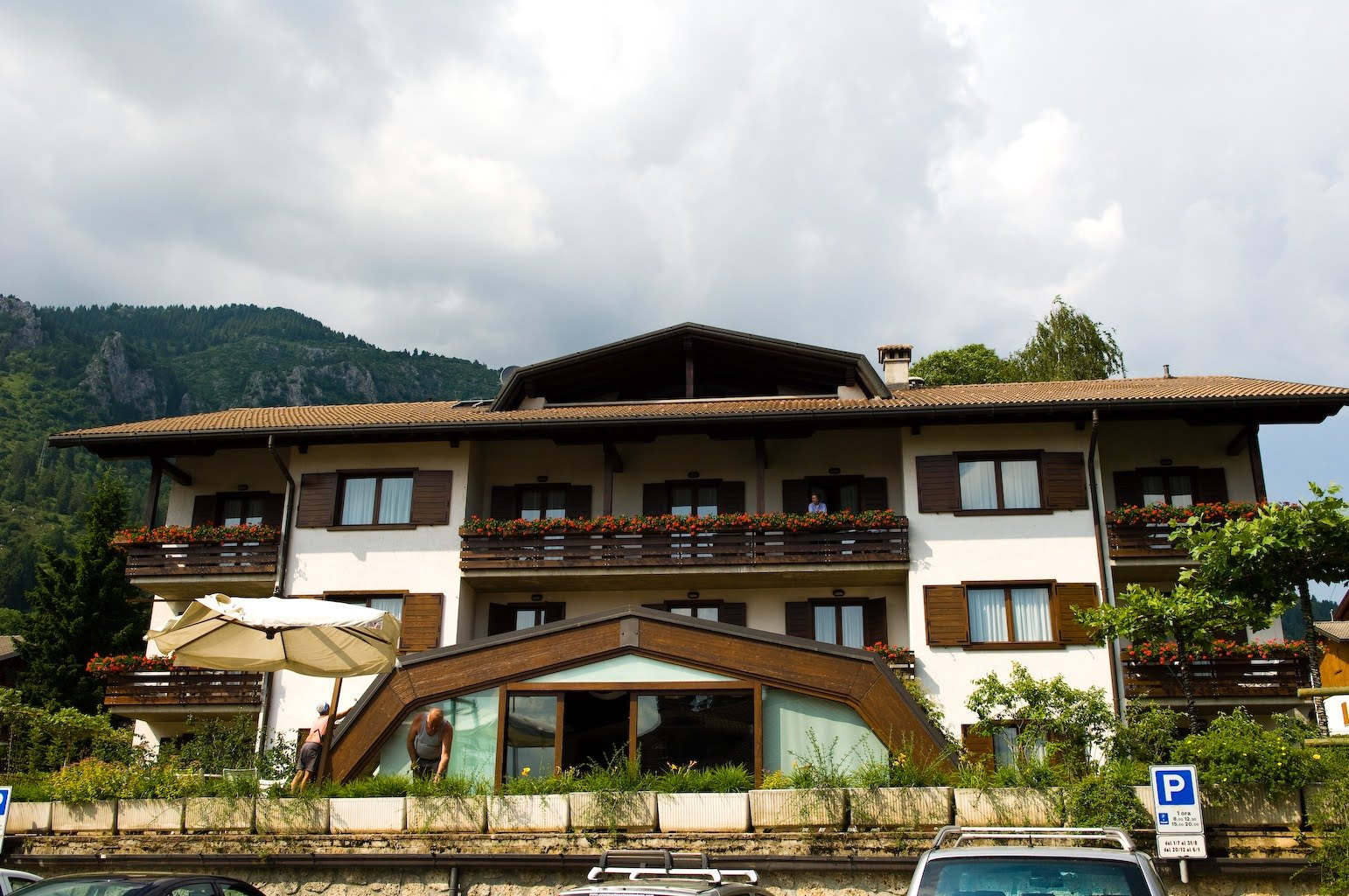L'Active Hotel con i suoi balconi